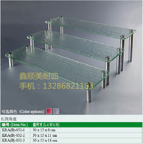 Imitation glass acrylic sushi stand dessert cake stand food display stand