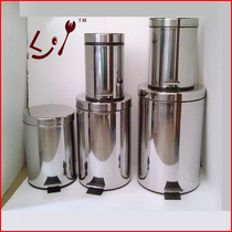 Fashionable stainless steel sanitary bucket stainless steel pedal trash can peel bucket pedal sanitary bucket 3 5 8 30 liters