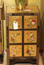 Chinese furniture classical furniture hand-painted furniture six-bucket jewelry cabinet storage cabinet CD cabinet decoration cabinet