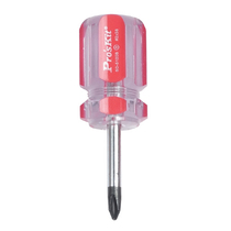 Imported Baogong SD-5120B red PVC cross screwdriver small radish head screwdriver short screwdriver 6x38mm