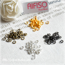 DIY handmade jewelry accessories 3MM metal single ring small iron ring hanging ring connecting circle opening circle 200