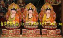 Three Treasure Buddha 1 meter resin Buddha statue Vajra backlit III Tathagaro Buddha Medicine Buddha Amitabha