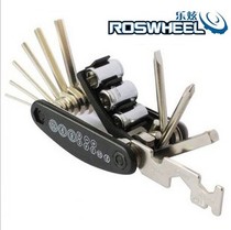 Lexuan 22047 Bicycle combination tool 16-in-1 multi-function folding tool Hexagon repair tool