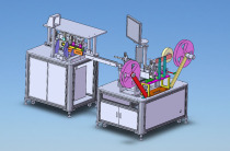 Non-standard automation equipment HDMI test packaging machine 3D drawing