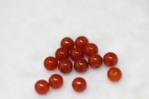 Tibetan Buddhist pearl accessories Red Manau small round bead with a diameter of 0 6cm 6cm