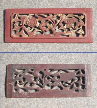 The motif of the magpie of wood carvings