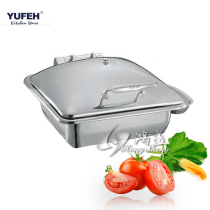 Brand YUFEH buffet dining stove medium square hydraulic luxury stainless steel dining stove Buffy stove suitable for induction cooker