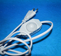 3C certified black and white Switch Line table lamp floor lamp power dimming switch line oblate plug button lamp accessories