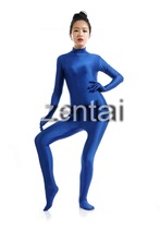 cosplay tights all inclusive tights chinese lycra zentai royal blue lycra tights