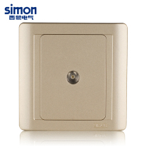 Simon Switch Socket 55 Series Champagne Gold TV Socket N55111-56