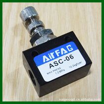 Special high quality Pneumatic flow control valve throttle valve ASC-06 08 10 15(1 2 3 4 points)