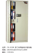  Iron leopard safe TB-820B two-door two-drawer confidential cabinet File confidential cabinet Free home delivery