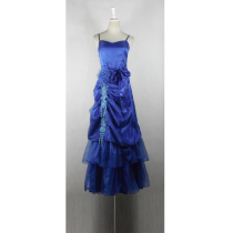 Chest 40-44 town shop goods sapphire blue gorgeous evening dress ladies original single foreign trade dress evening dress A1