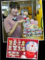 McDonalds Hong Kong 2010 Doraemon Jingle Robot Cat Zodiac Doll New Years Day Set