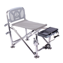 Wanghai new fishing chair with lamp multi-function folding portable fishing chair stool fishing table fishing table fishing supplies