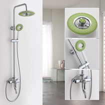 Huihua shower shower set copper single handle double control shower with lifting bath