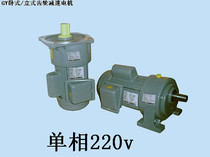  Horizontal gear reducer with variable speed motor Integrated AC single-phase 220v small low-speed mixer motor