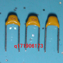 Monolithic Capacitor 104 104K 0 1UF 50V DIP straight-in non-polar foot distance 5 08MM -10%