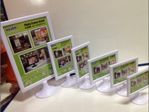 Desk sign new A5 display cards table cards table cards wine waterboard seats card table sign K-591 white