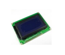 Serial blue screen LCD12864 display with Chinese font library with backlight 12864-5V ST7920