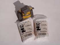 100 clean 100% pure cotton double head sanitary antibacterial wood stick cotton sign sterile cotton stick makeup clear earbuds