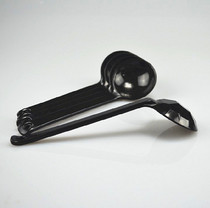 20 black imitation porcelain melamine long-handled turtle shell spoons for hot pot bean fishing ramen rice noodles Hot and sour powder