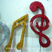 Music symbol Christmas ornaments Christmas music symbol Santa Claus Christmas deer Christmas room gifts