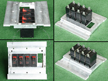 American Jialing Mexico 5A 8A 10A 4 with aluminum plate electromagnetic protection circuit breaker open