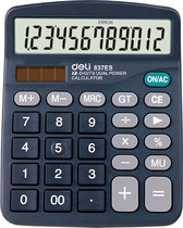 Del stationery computer 837es calculator financial accounting 12 solar calculator computer.