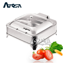 Brand ATQSA hydraulic plate Philippine furnace luxury Square Visual cover self-service food stove insulation Buffy furnace can be charged