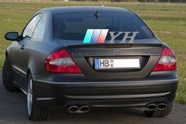 Suitable for carbon fiber Mercedes-Benz 2003-2008 CLK Class W209 A modified tail