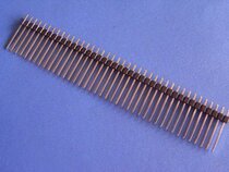 Long needle double row platoon needle length 19MM 2 * 40PIN 2 54 foot distance straight needle   