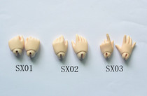 6 points bjd doll hand type A variety of optional 1 6bjd men and women baby hand type Six points Yosd BB hand type