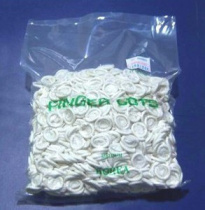 High quality 500g white finger cots latex gloves rubber gloves anti-static finger cots disposable finger cots