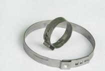 Factory direct (304) stainless steel single ear Pole Clamp throat hoop (complete specifications)