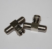 F-JKK one male two female conversion head F male one minute two cable TV inch conversion head F male to two female