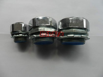 Plastic-coated metal hose connector Male threaded connector Chrome-plated metal outer wire connector ￠16mm