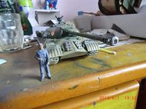 Small Number of hands 00316 1 35 IS-3 FINISHED TANK MODEL GENERATIONS OF WORK PACKAGE PLATE PIECES