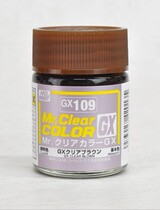 MR HOBBY County GX109 GX transparent brown 18ml oily model paint