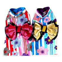 Dog kimono big bow pet kimono bathrobe dog clothes pet clothes summer dog clothes