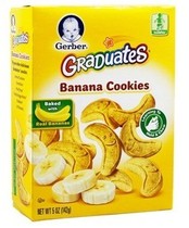 American Gerber Garbo Banana Cookies 142g Baby Molar Cookies Snacks
