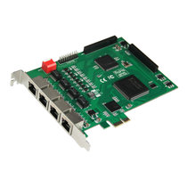 Deep simple TE420 PCI-E digital relay voice card Asterisk card 120 SS7PRITE420E voice card