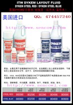 American ITW DYKEM LAYOUT FLUID metal scribing marking ink dye