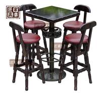 Bar table and chair solid wood bar table bar stool bar stool bar stool bar chair high chair