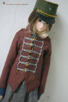 Gaga hand-red court jacket momomoko Blythe jerryberry dorandoran
