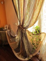 Summer Valentine Rose ~~ French countryside pastoral handmade cotton curtains