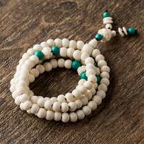 Yak bone 108 beads bracelet female Tibetan ornaments Buddhist beads rosary hand string car hanging necklace evil