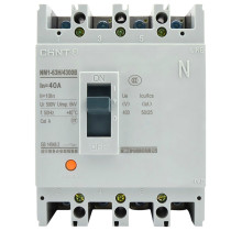 CHINT air switch molded case circuit breaker air open new white shell NM1-63H 4300 40A