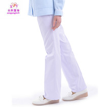 Work pants pants waist side pocket hospital beauty salon clinic winter and summer white coat with pants White Blue pink nurse pants