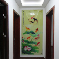 Screen fashion decorative painting frameless painting Pingxiang corridor entrance Jiangxi Pingxiang screen personalized customization